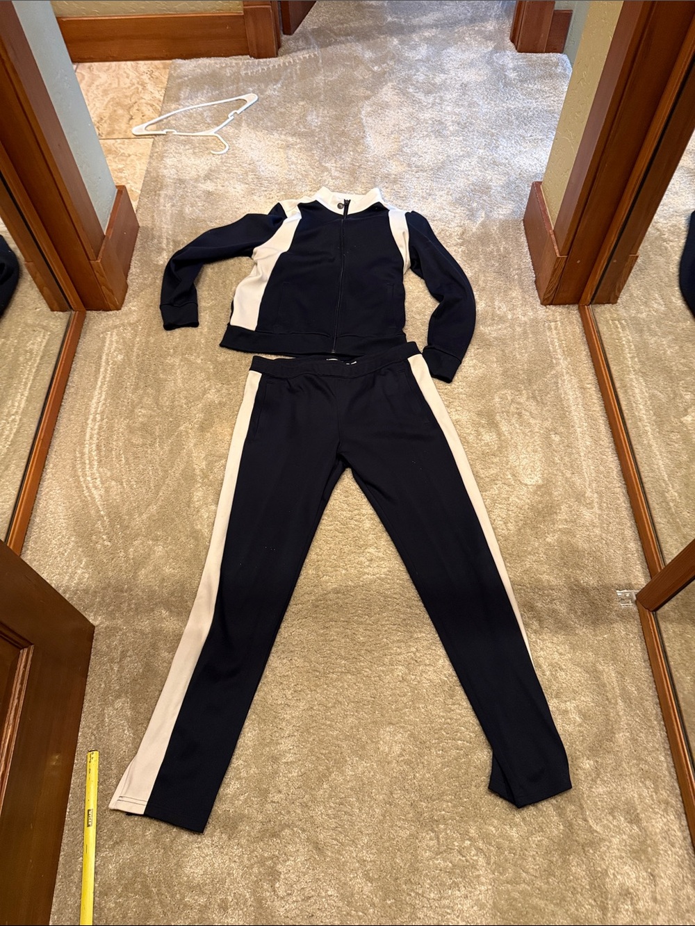 Tory Burch track suit size MED